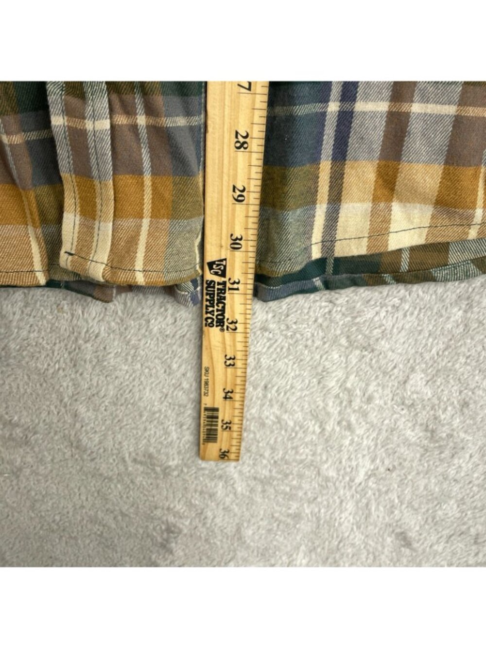 NWT Bass Outdoor Men's XL Stretch Flannel Plaid Button up Shirt Outdoor J2038 - Picture 6 of 14